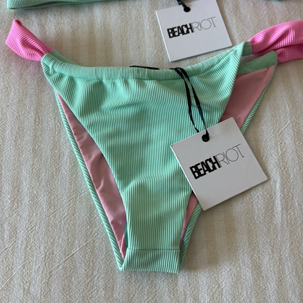 Beach Riot Joan Colorblock Bikini Set 🤩 NWT - Picture 6 of 7